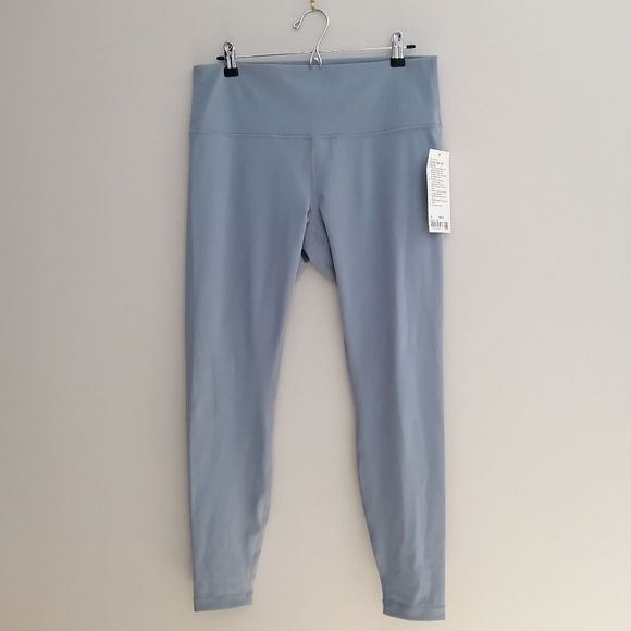 NWT Lululemon Plus Size Wunder Under High Rise 28" Leggings in Chambray Blue 14 - Picture 4 of 16